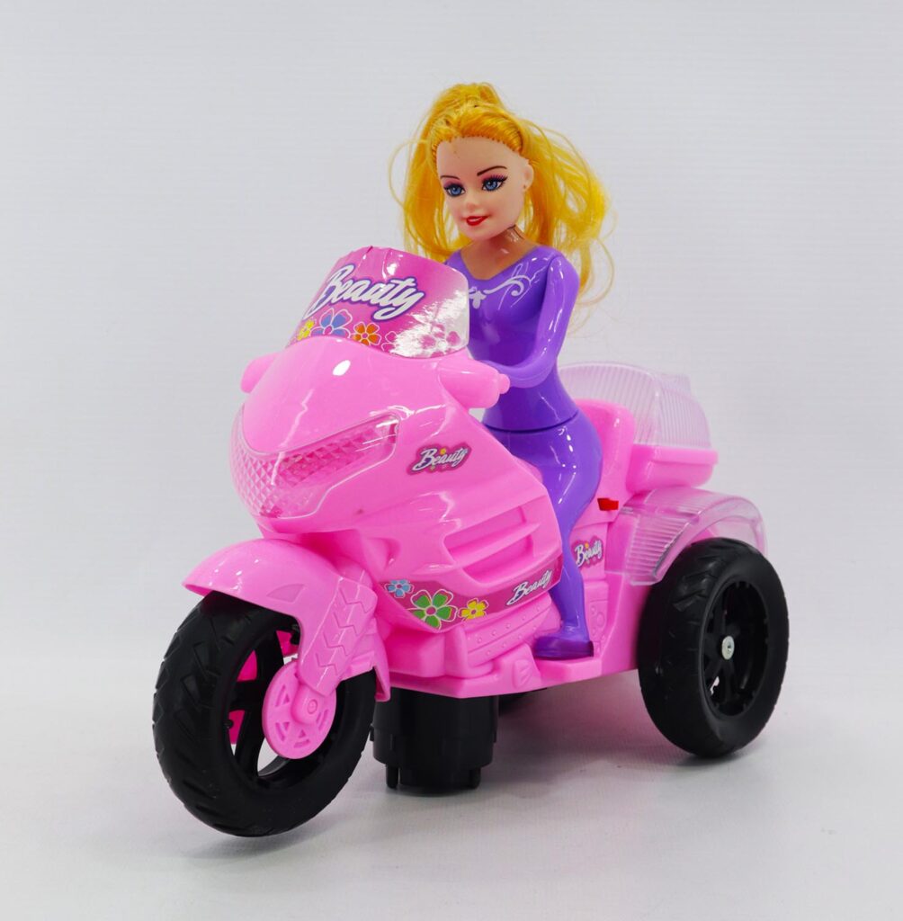 Moto scooter con muñeca